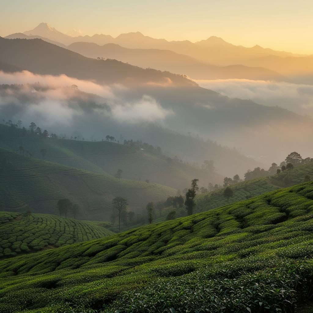 Shivanti tea garden harvest